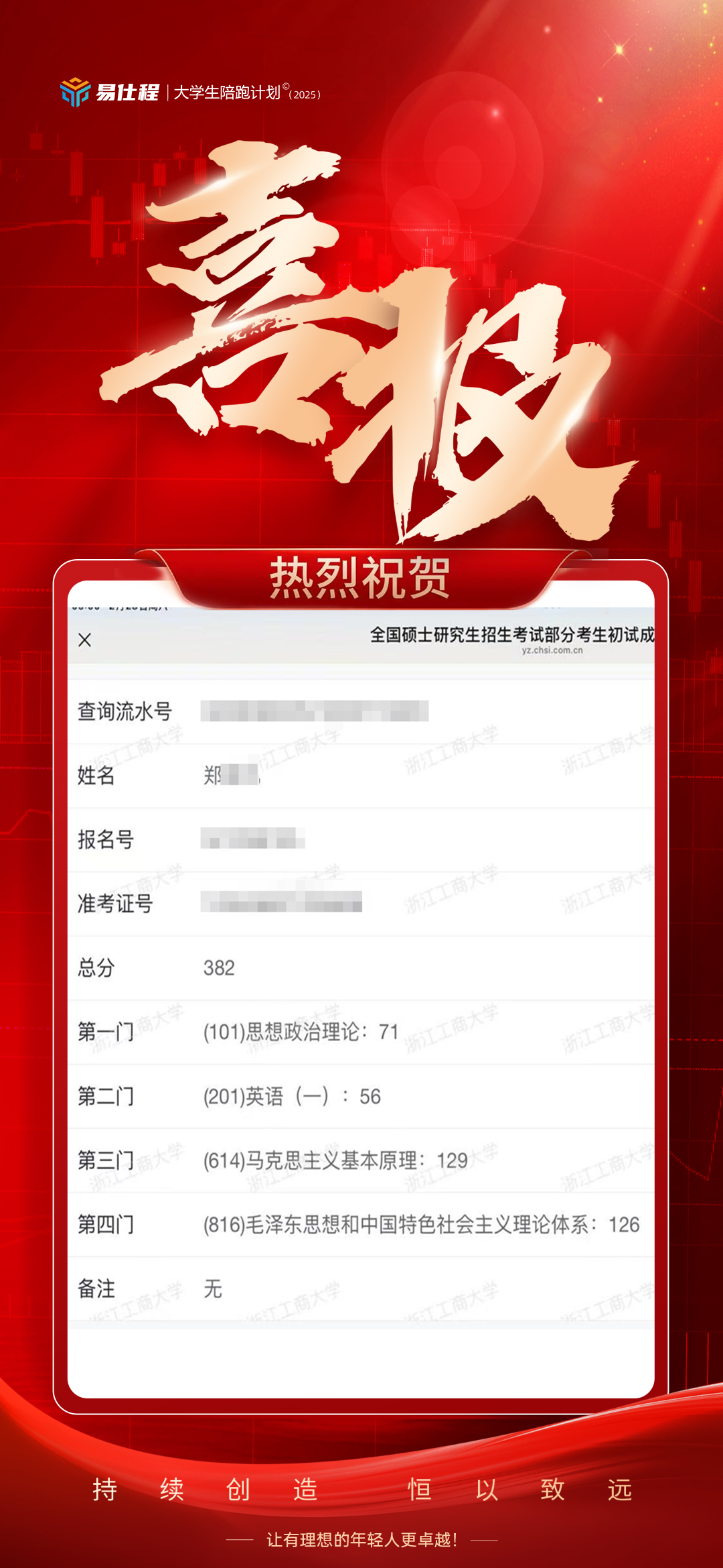 考研上岸喜报案例